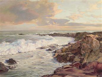 FREDERICK JUDD WAUGH (1861-1940) Running Surf.